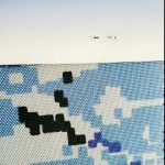 Sırt çantası için 1000D naylon su dayanıklı lacivert dijital kamuflaj kumaş