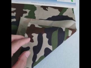 Askeri üniforma için kamuflaj desen 8020 pamuklu polyester dimi kumaş