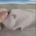 İsviçre çapraz krep% 99 POLYCOTTON +% 1 elektronik üniforma için KARBON İPLİK tafta kumaş